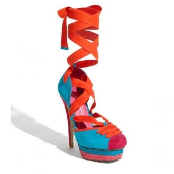 Jeffrey Campbell Shoes - Jeffrey Campbell Monroe Lace Wrap Pumps